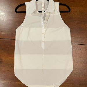 Lululemon Hot Hitter Polo Top Sz 6